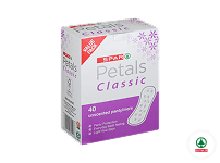 40 unscented pantyliners
