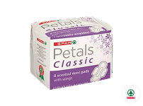 8 scented maxi pads